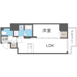 フェルザ福島【3階】の間取り