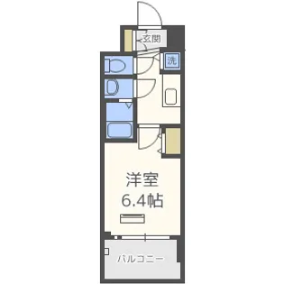 レオンコンフォート京橋【10階】の間取り