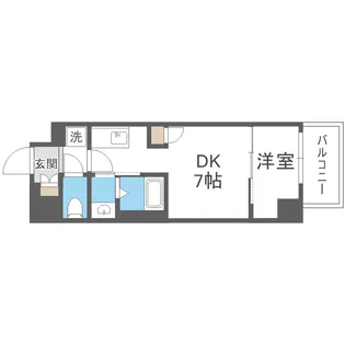 ArtizA京橋WEST【5階】の間取り