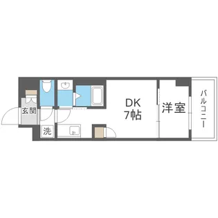 ArtizA京橋WEST【6階】の間取り