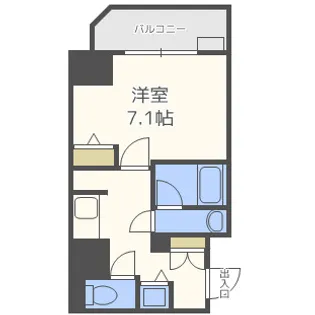 エスライズ西本町【3階】の間取り