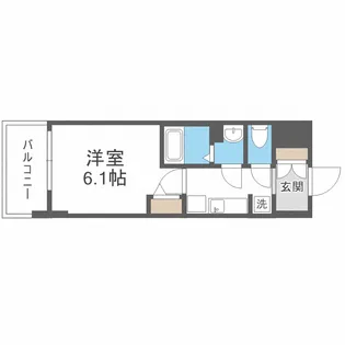 メルディア大正D.C.【12階】の間取り