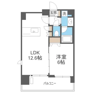 プレサンス梅田北ザ・ライブ【10階】の間取り