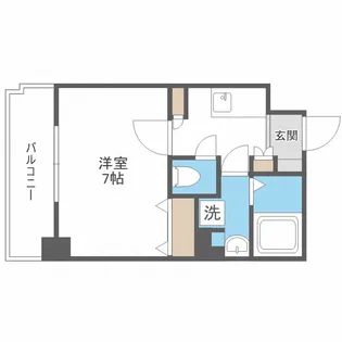 ミラージュパレス北梅田【5階】の間取り