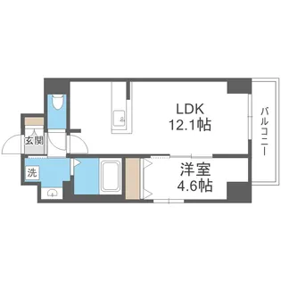 Perfect Life夕陽ヶ丘【5階】の間取り