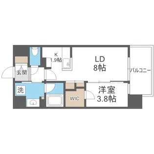 カーサレグラス森之宮【5階】の間取り