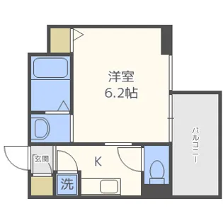 エスリード南堀江グランツ【6階】の間取り
