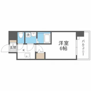 エスリード弁天町ポートヴィラ【10階】の間取り