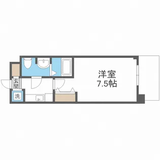 ラクラス福島野田【6階】の間取り