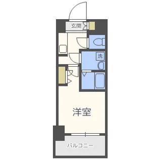 ルーエ本町【4階】の間取り