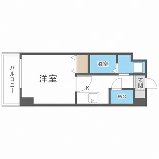 U-ro松屋町【8階】の間取り
