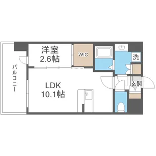 セレニテ十三ミラク【5階】の間取り