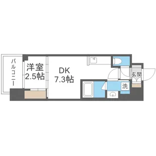 コンフォリア新大阪宮原Q【10階】の間取り