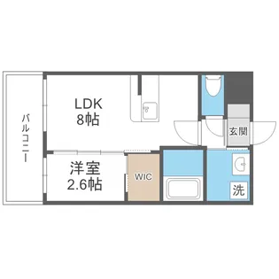 セレニテ新大阪ミラク壱番館【7階】の間取り
