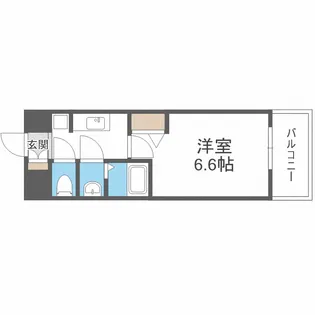 ベラジオ三国駅前【5階】の間取り