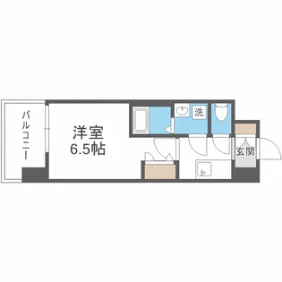 レジュールアッシュ三国本町【12階】の間取り