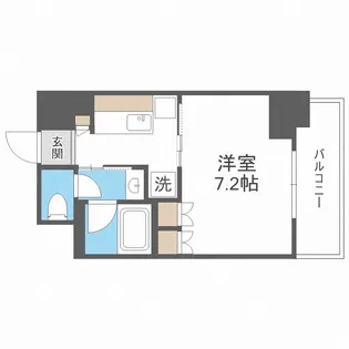 GRAND VILLASSE 福島【2階】の間取り