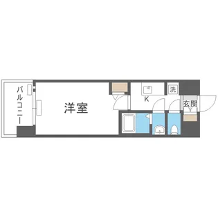 プレサンスNEO上新庄PRIMECRUIS【10階】の間取り