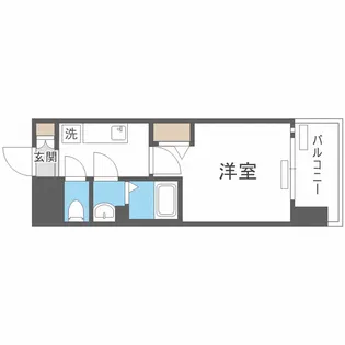 ララプレイス玉造パルク【9階】の間取り