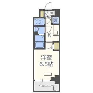 プレサンス塚本グランゲート【8階】の間取り