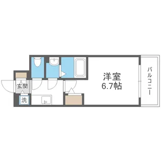 エスリードザ・グラン大阪ノース【9階】の間取り