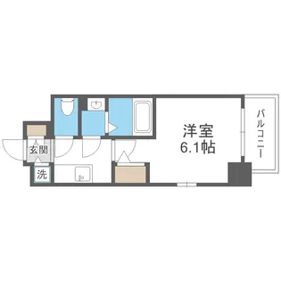 エスリードザ・グラン大阪ノース【2階】の間取り