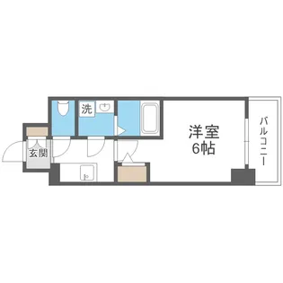 エスリードザ・グラン大阪ノース【5階】の間取り