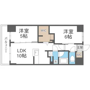 アーバネックス南森町WEST【3階】の間取り