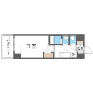 ソルテラスOSAKA MID EASTクレアスト【10階】の間取り