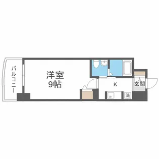 APRILE南森町【15階】の間取り