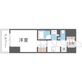 ザ・パークハビオ同心プレイス【9階】の間取り