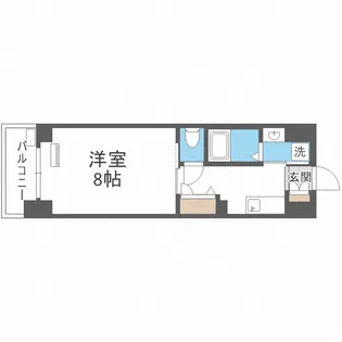 ディクス梅田東レジデンス【2階】の間取り