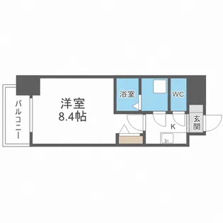 プランドール江戸堀レジデンス【13階】の間取り