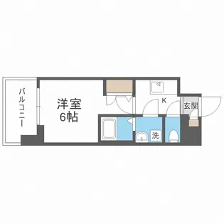 エスリード天王寺町北【13階】の間取り