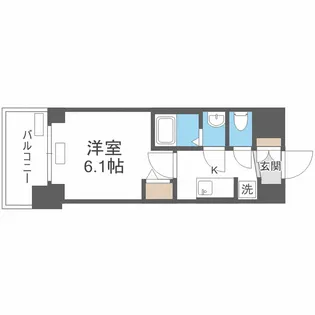 プレサンス東三国駅前グランクラス【5階】の間取り