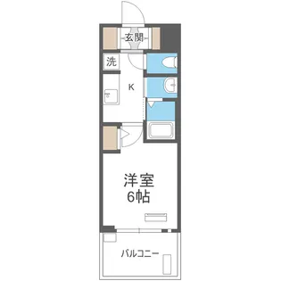 エステムコート新大阪ⅩⅢニスタ【5階】の間取り