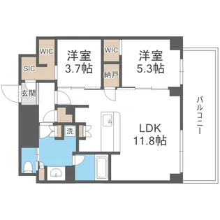 アーバネックス天満橋Front【3階】の間取り