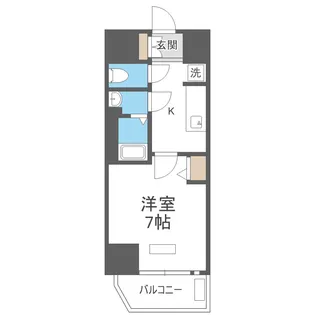 プレサンス天王寺デルニエ【2階】の間取り