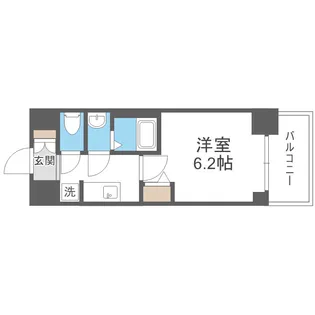 アドバンス大阪フェリーチェ【7階】の間取り