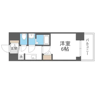 アドバンス大阪フェリーチェ【9階】の間取り