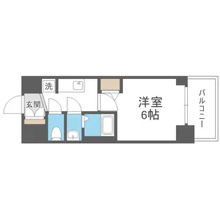 アドバンス大阪フェリーチェ【9階】の間取り