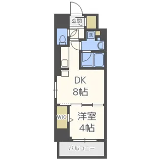 アーバネックス西天満【6階】の間取り