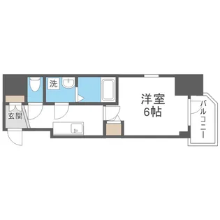 エスリード ザ・グラン天六【12階】の間取り