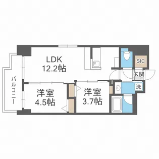 アーバネックス大阪天満橋【6階】の間取り