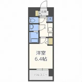 アドバンス大阪グロウス【10階】の間取り