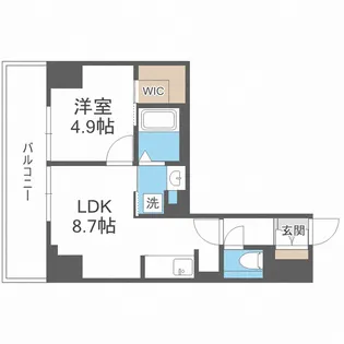 ジオエント新町【12階】の間取り
