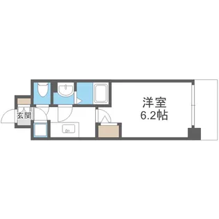 エスリード南堀江レジデンス【2階】の間取り