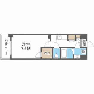 フォーリアライズ大阪ウエストベイ【3階】の間取り