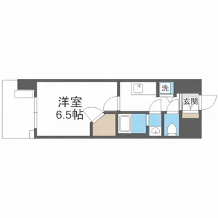 ワールドアイ難波南ポルタ【9階】の間取り