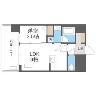 エル セレーノ新大阪北【8階】の間取り